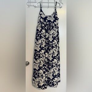 a new day Navy and White Floral Maxi